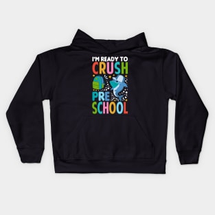 I'm Ready To Crush Preschool Shark Back To School Kids Hoodie